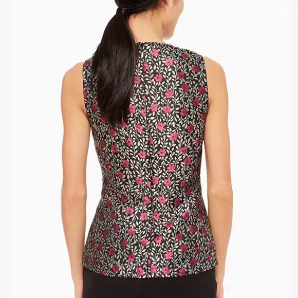 Kate Spade Floral park jacquard top - Picture 10 of 10